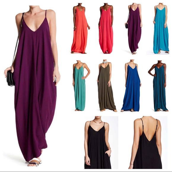 Spaghetti Strap Maxi Dress - Picture 2 of 8